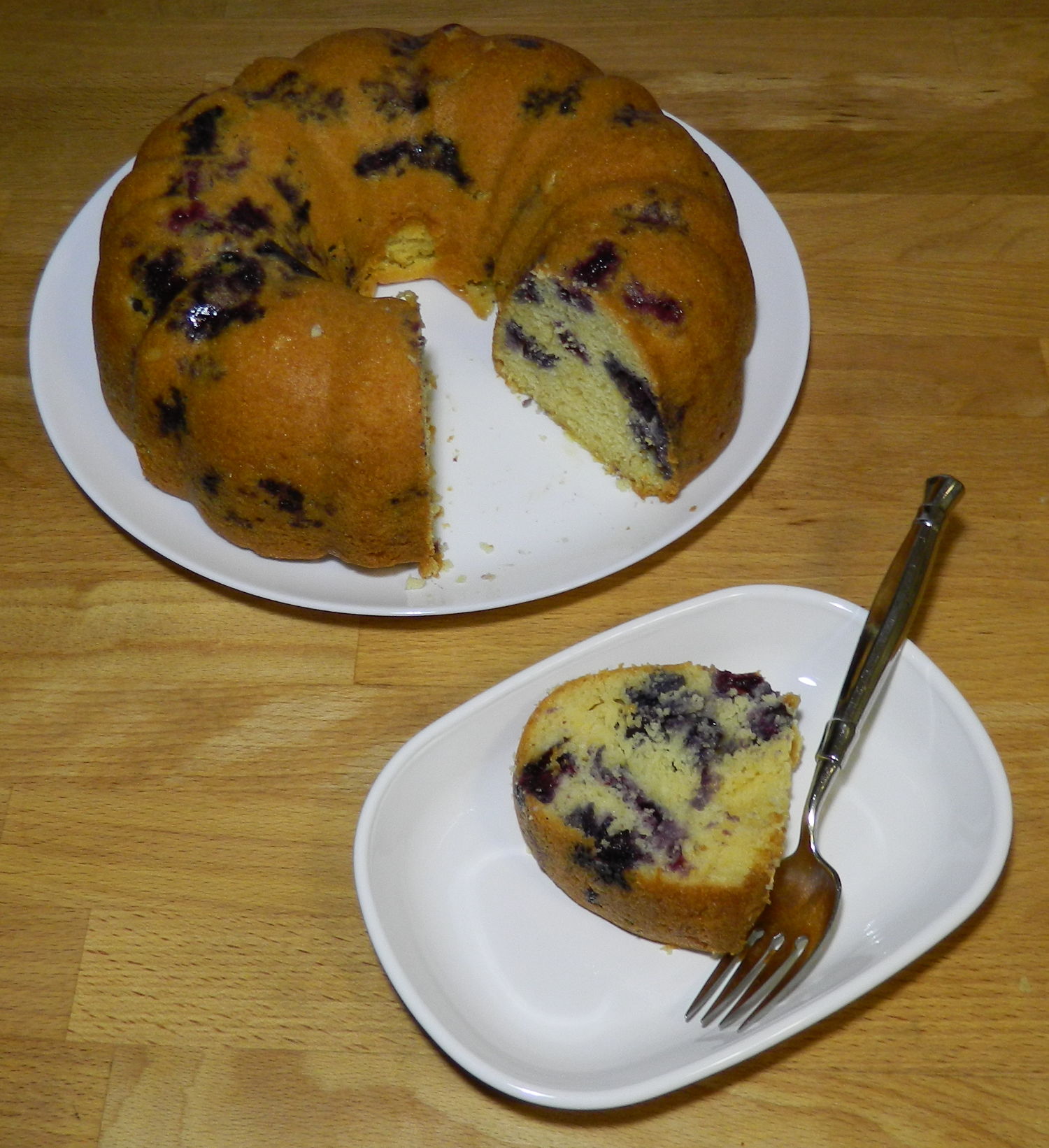 Blueberry Cream Cheese Pound Cake EATtheENEMY